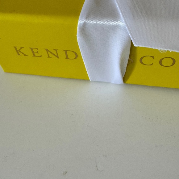 Kendra Scott Silver and Yellow Tennis Ball Pendant Necklace - Picture 5 of 5